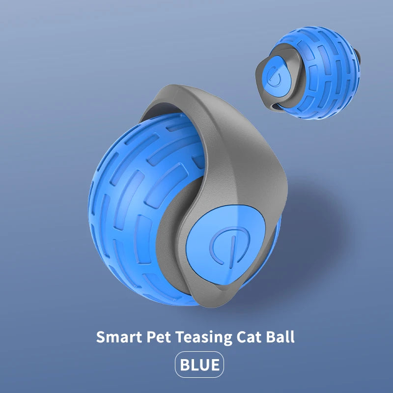 Smart Interactive Rolling Ball Cat Toy – USB Rechargeable Automatic Toy for Indoor Cats