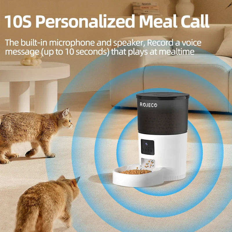 Automatic Cat Feeder with Timer — Smart Scheduled Feeding for Cats & Small Pets