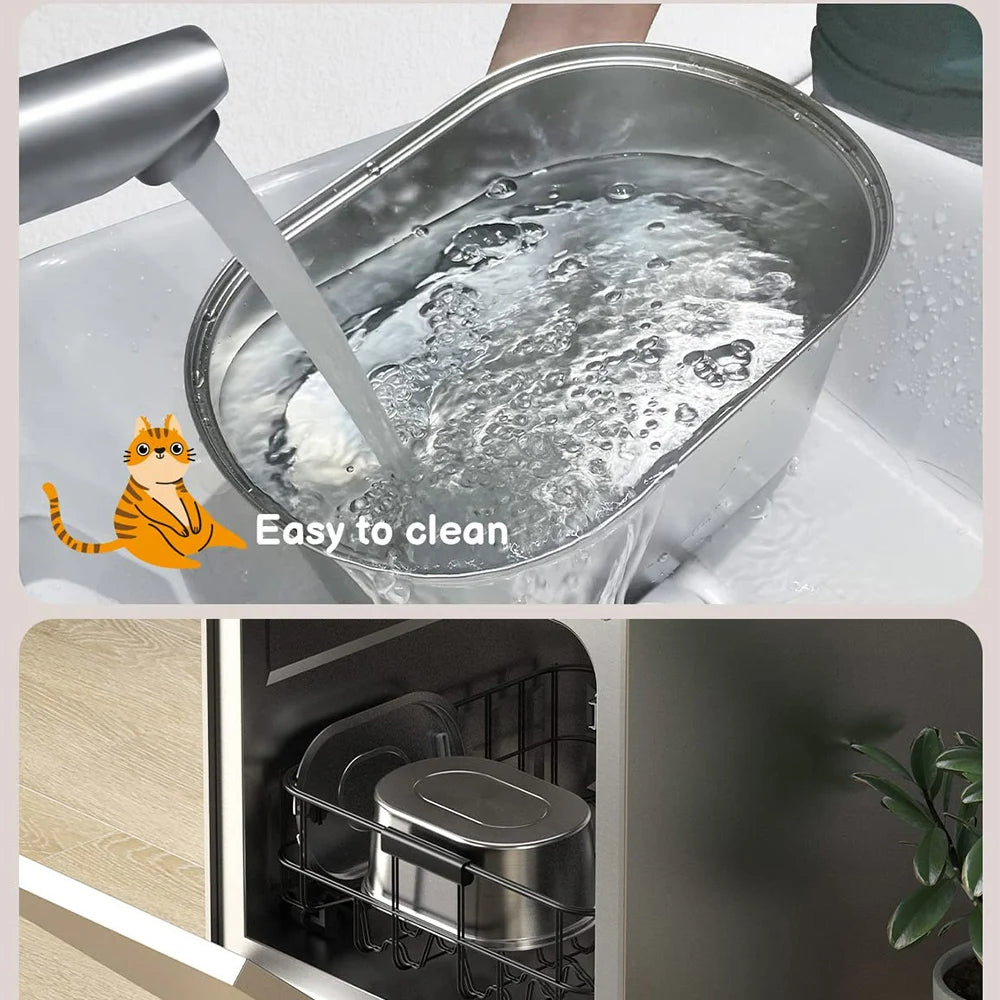 Anti-Slip Pet Water Fountain for Cats & Dogs — Quiet Automatic Hydration System with Steady Flow