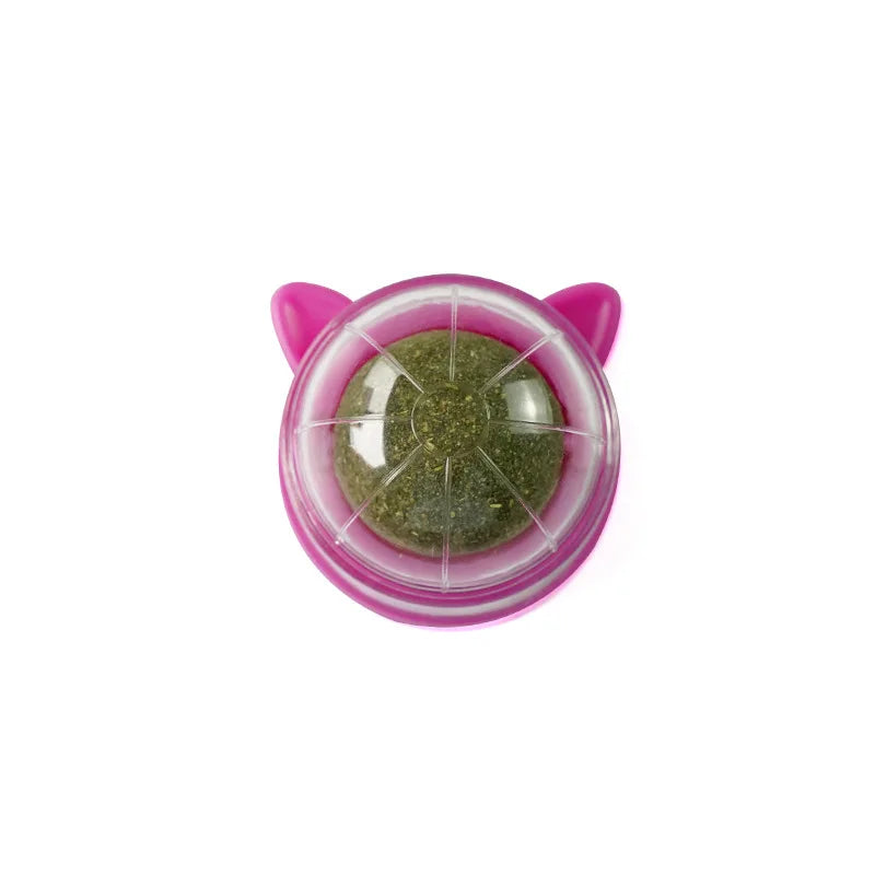 Natural Catnip Wall-Mounted Scratching Ball – Therapeutic & Healthy Cat Toy