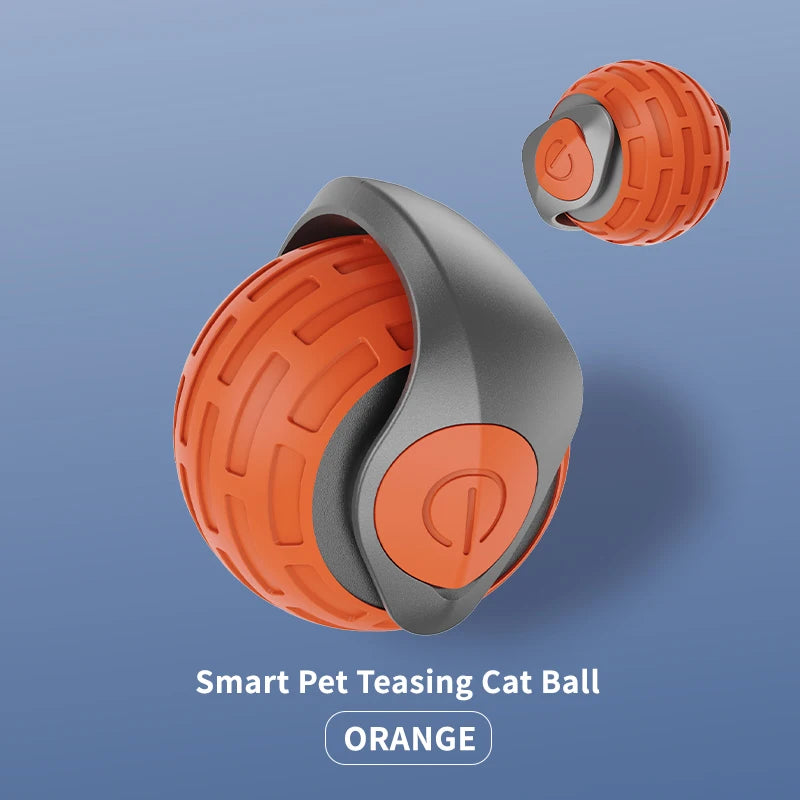 Smart Interactive Rolling Ball Cat Toy – USB Rechargeable Automatic Toy for Indoor Cats