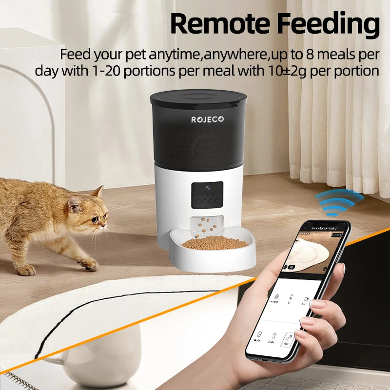 Automatic Cat Feeder with Timer — Smart Scheduled Feeding for Cats & Small Pets